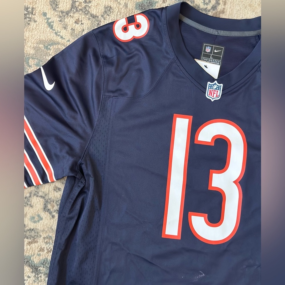 Navy and orange Nike Chicago Bears jersey - Picture 2 of 7